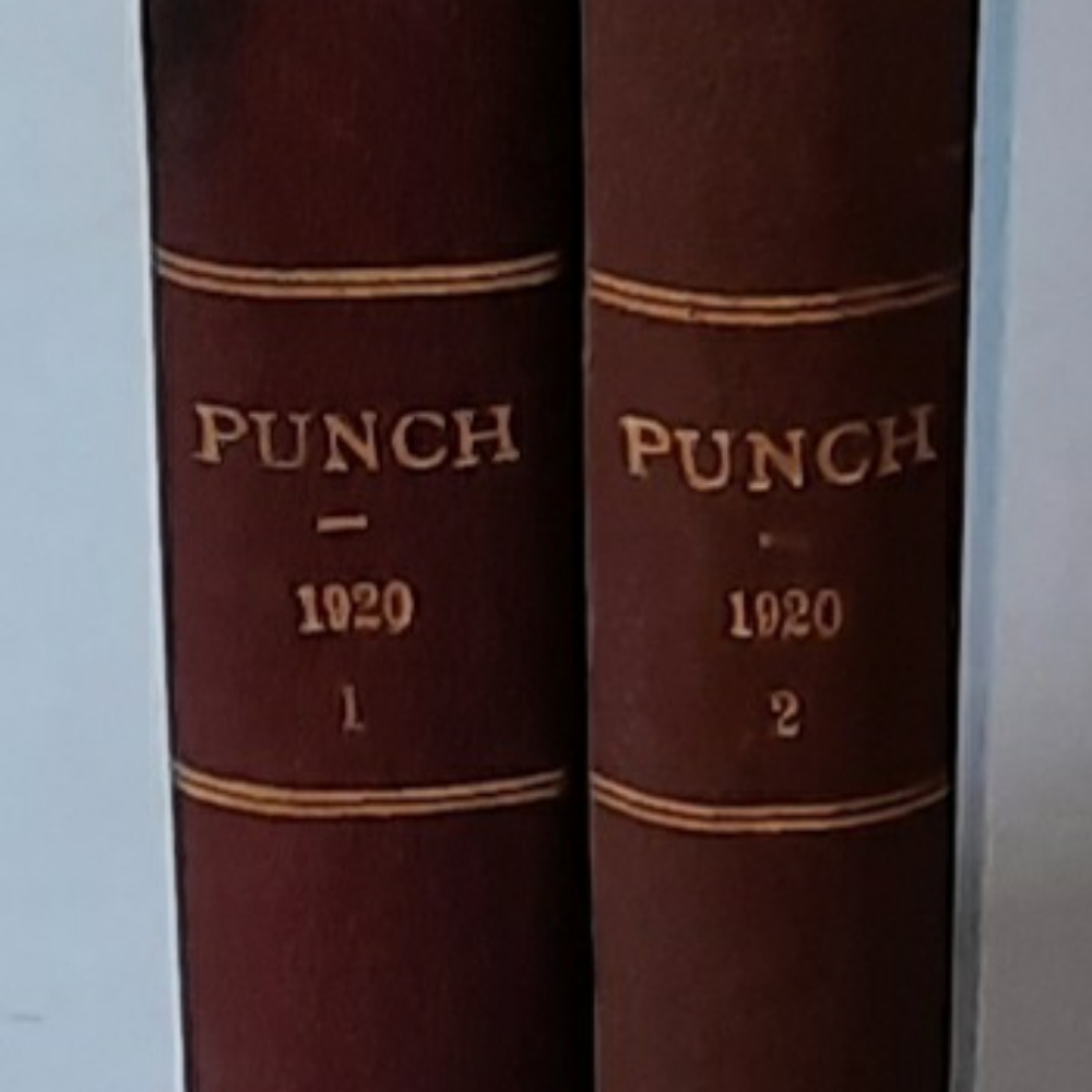 1920 Punch or The London Charivari Set